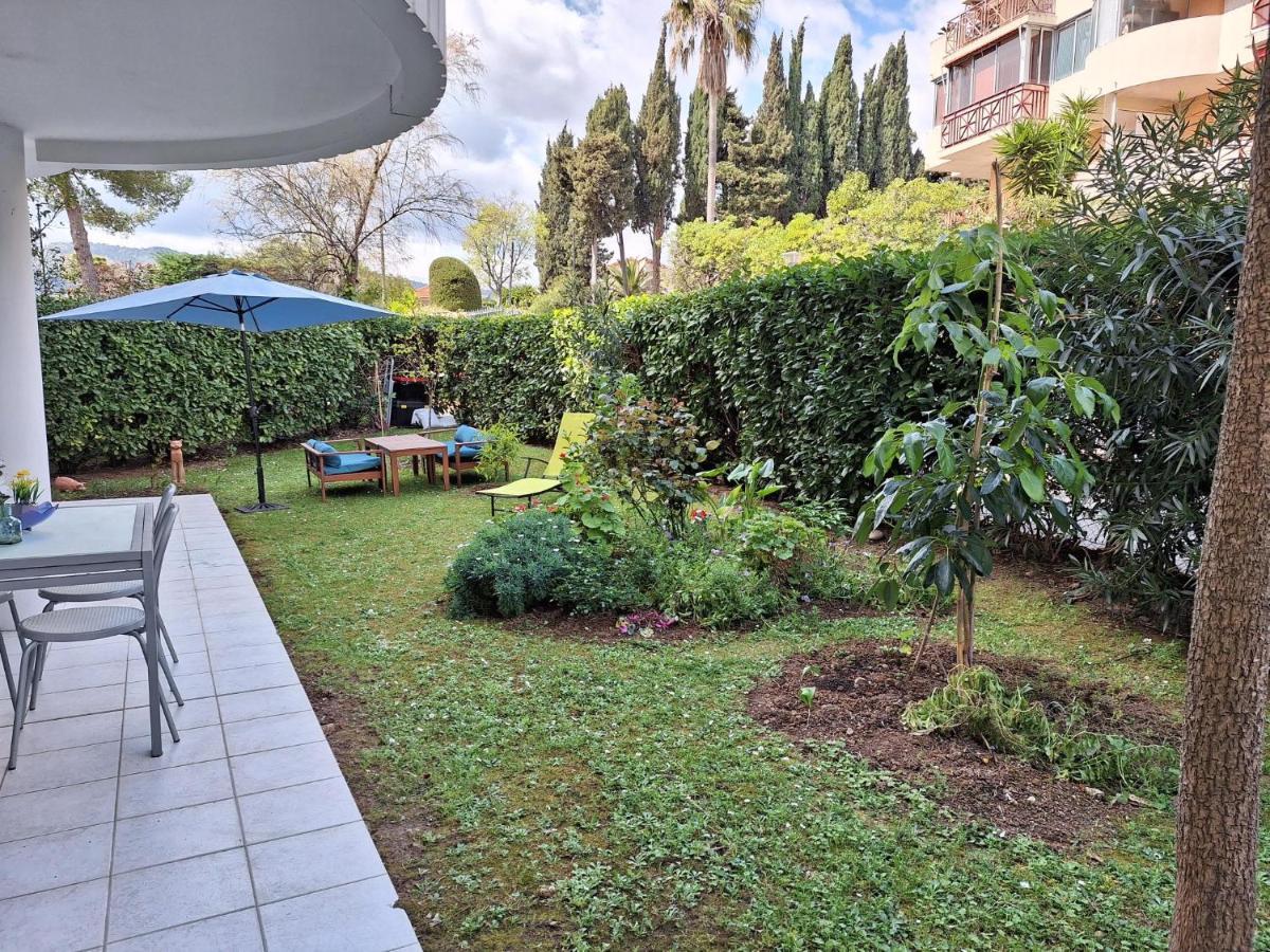 Charmant Appartement Residentiel Avec Terrasse, Jardin Privatif Et Piscine A Cannes קאן מראה חיצוני תמונה