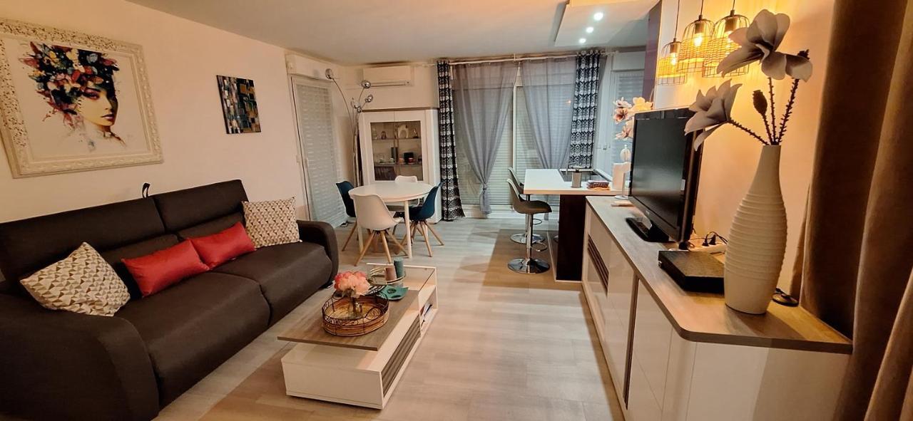 Charmant Appartement Residentiel Avec Terrasse, Jardin Privatif Et Piscine A Cannes קאן מראה חיצוני תמונה