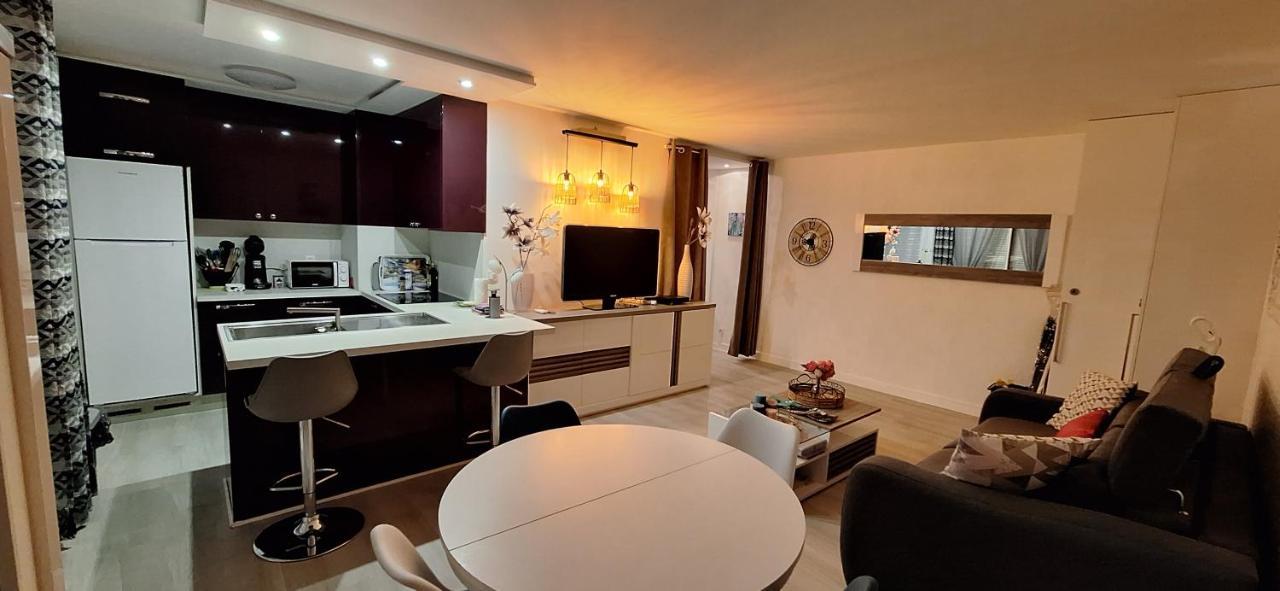 Charmant Appartement Residentiel Avec Terrasse, Jardin Privatif Et Piscine A Cannes קאן מראה חיצוני תמונה